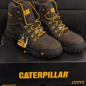 CAT steel toe boots
